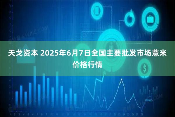 天戈资本 2025年6月7日全国主要批发市场薏米价格行情